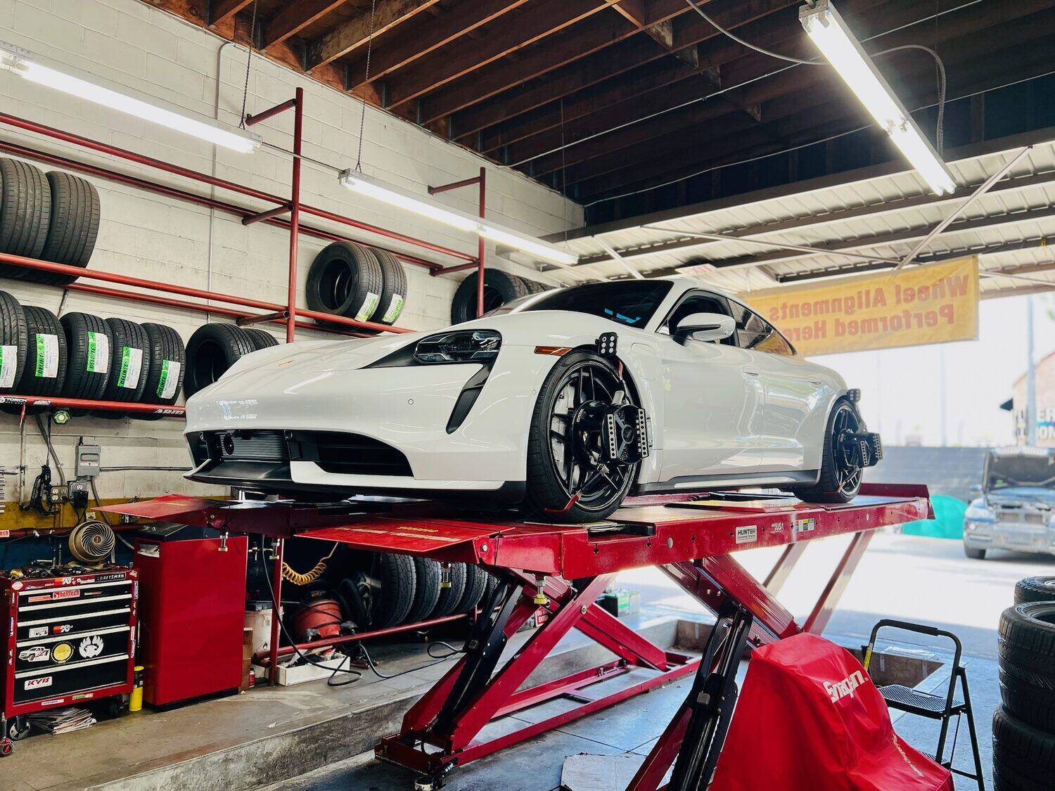 Porsche Taycan serviced at ACE Performance